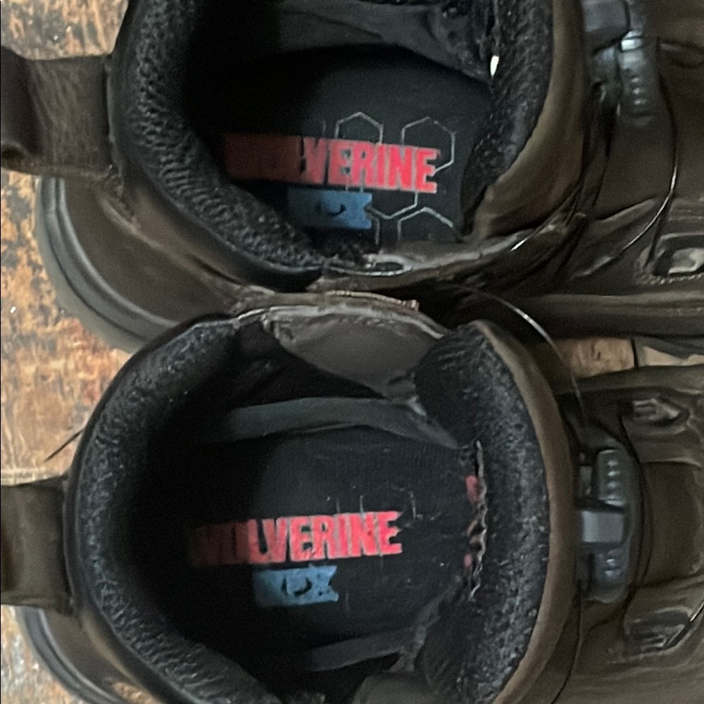 Wolverine Brown Leather Work Boots High-Top Durable - Picture 4 of 8